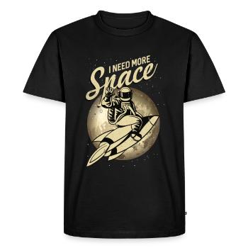 Astronomie astronomie cadeau de l’astronome shirt Astr - T-shirt Premium bio Homme - noir - Devant - Nico (187cm)