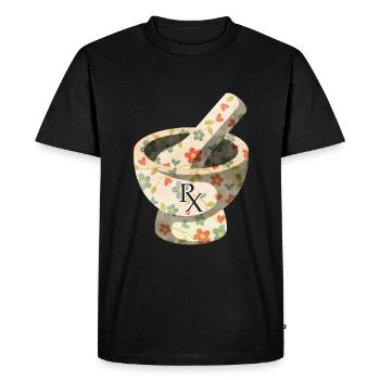 Pharmacien - T-shirt Premium bio Homme - noir - Devant - Nico (187cm)