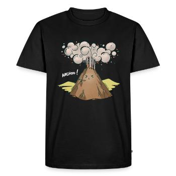 Vulcain - T-shirt Premium bio Homme - noir - Devant - Nico (187cm)