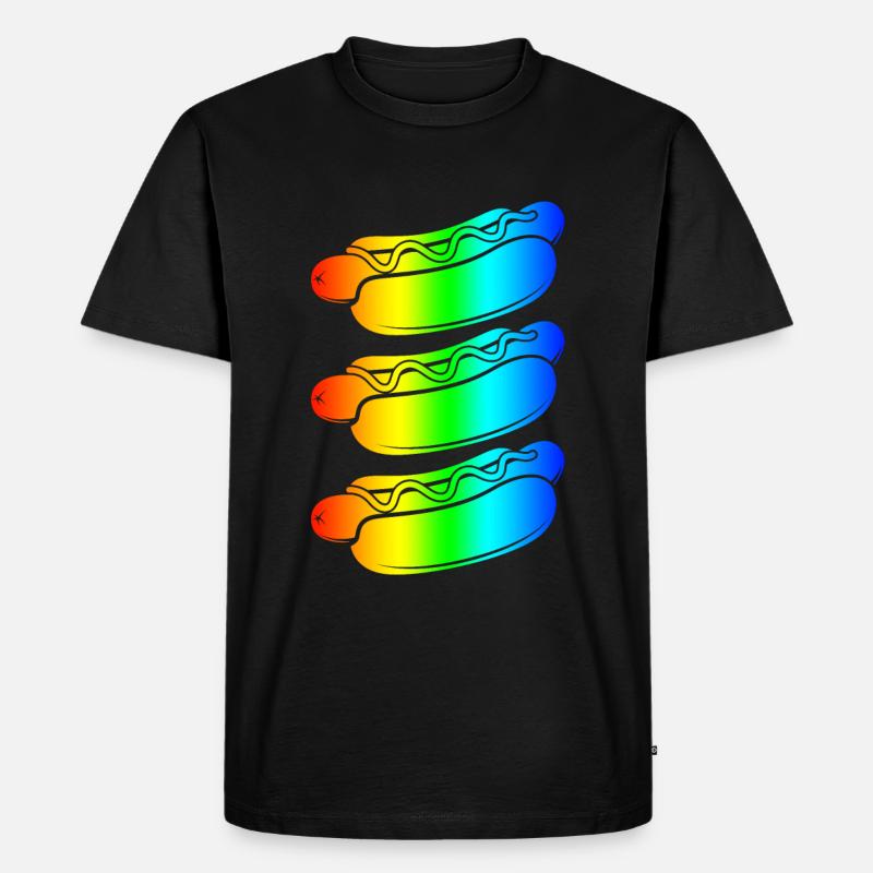LGBT - Männer Premium Bio T-Shirt - Schwarz