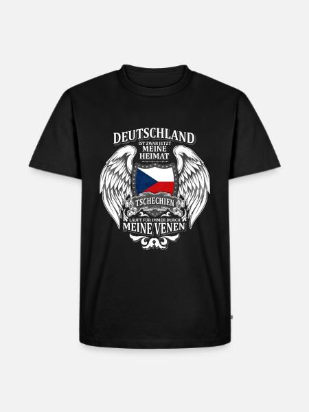 Tschechien - Männer Premium Bio T-Shirt - Schwarz