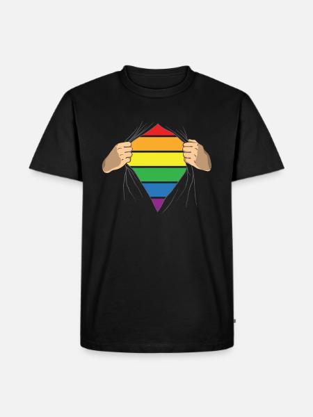 Lgbt - T-shirt Premium bio Homme - noir
