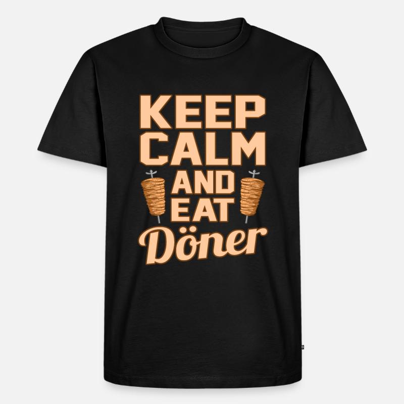 Döner - Männer Premium Bio T-Shirt - Schwarz