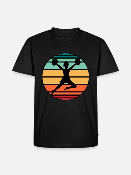 Cheerleading - Männer Premium Bio T-Shirt - Schwarz
