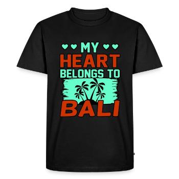 Bali - T-shirt Premium bio Homme - noir - Devant - Nico (187cm)