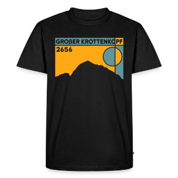 Großer Krottenkopf Crossing Tour Randonnée - T-shirt Premium bio Homme - noir - Devant - Nico (187cm)