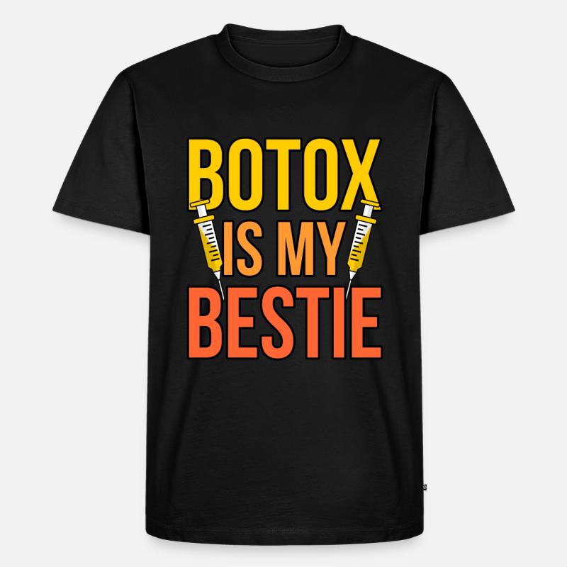 Botox - Männer Premium Bio T-Shirt - Schwarz
