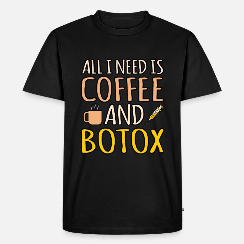 Botox - Männer Premium Bio T-Shirt - Schwarz