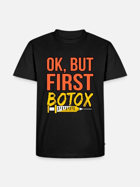 Botox - Männer Premium Bio T-Shirt - Schwarz