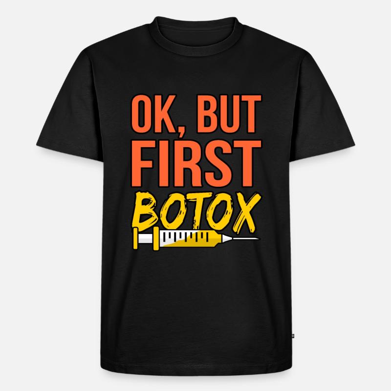 Botox - Männer Premium Bio T-Shirt - Schwarz
