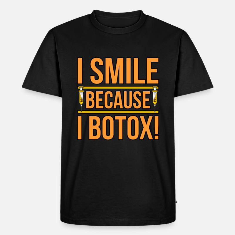 Botox - Männer Premium Bio T-Shirt - Schwarz
