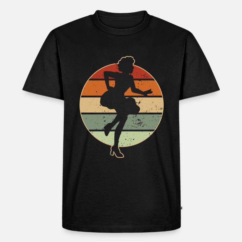 Samba - Männer Premium Bio T-Shirt - Schwarz