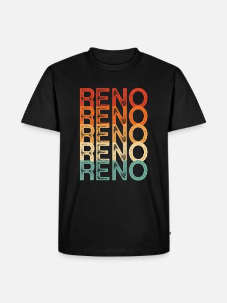 Reno Nevada - Men's Premium Organic T-Shirt - black