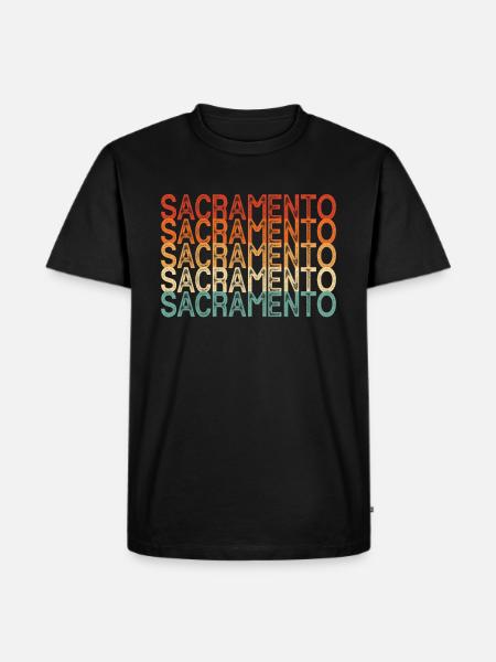 Sacramento California - Men's Premium Organic T-Shirt - black