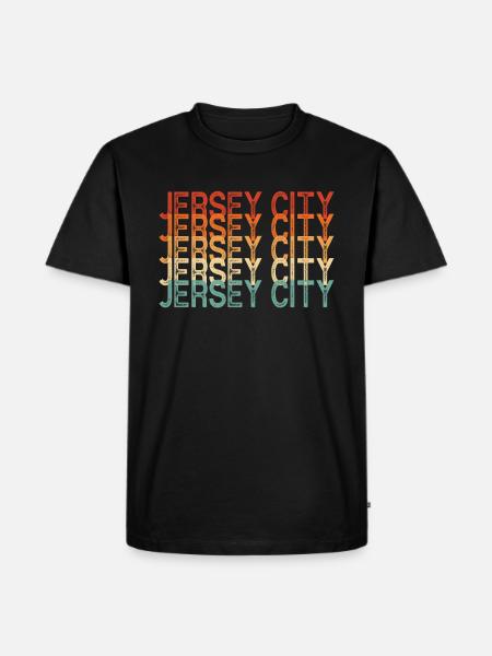 Jersey City New Jersey - Men's Premium Organic T-Shirt - black