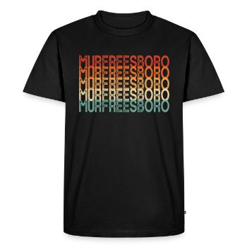 Murfreesboro - Men's Premium Organic T-Shirt - black - Front - Nico (187cm)