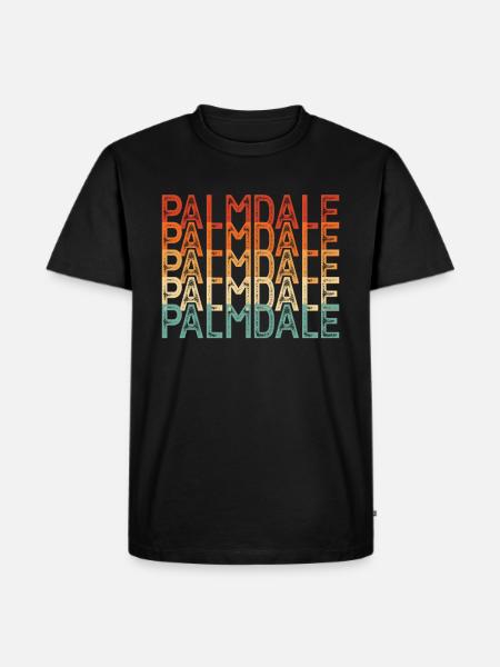 Palmdale - Männer Premium Bio T-Shirt - Schwarz