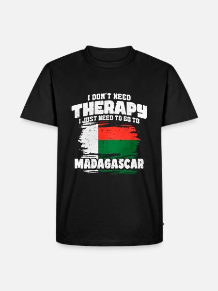 Madagascar - T-shirt Premium bio Homme - noir