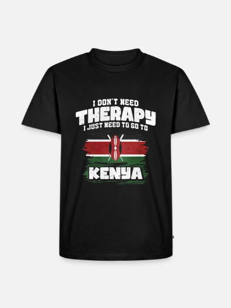 Kenya - Men's Premium Organic T-Shirt - black