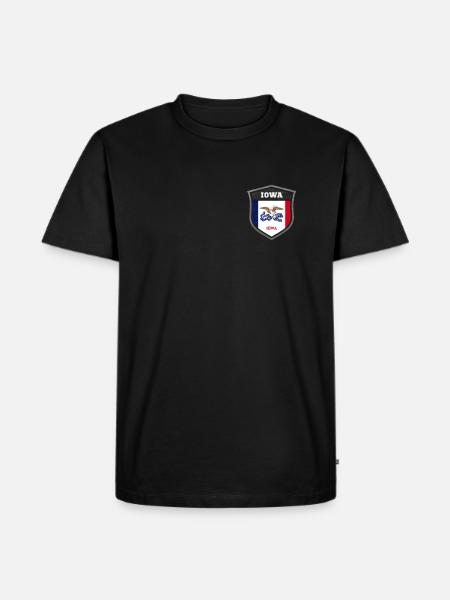 Iowa - Men's Premium Organic T-Shirt - black