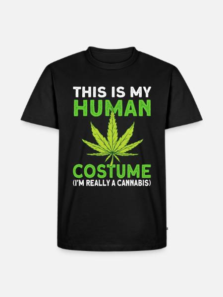 Cannabis costume - Men's Premium Organic T-Shirt - black