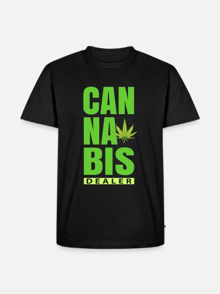 Cannabis dealers - Men's Premium Organic T-Shirt - black