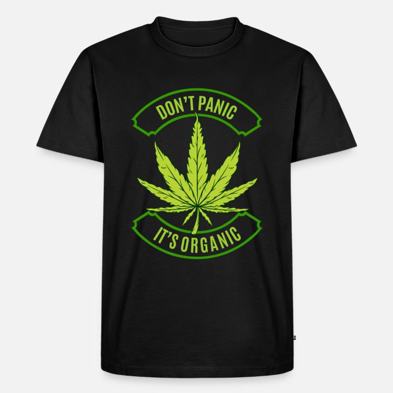 cannabis - T-shirt Premium bio Homme - noir