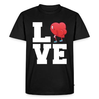 Twerking - Men's Premium Organic T-Shirt - black - Front - Nico (187cm)
