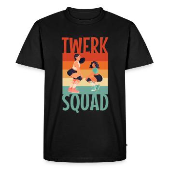 Twerking - Men's Premium Organic T-Shirt - black - Front - Nico (187cm)