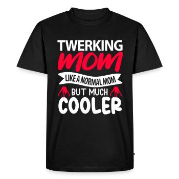 Twerking - Men's Premium Organic T-Shirt - black - Front - Nico (187cm)