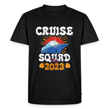 Cruise Squad 2023 - Men's Premium Organic T-Shirt - black - Front - Nico (187cm)
