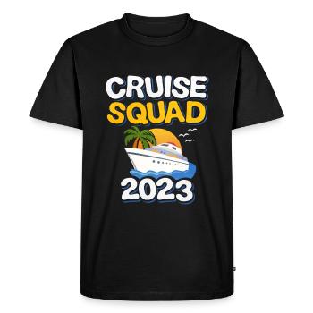 Cruise Squad 2023 Vacation - Men's Premium Organic T-Shirt - black - Front - Nico (187cm)