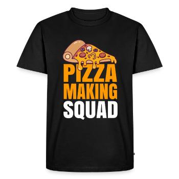 Pizza Maker Pizza Maker Pizza Love - T-shirt Premium bio Homme - noir - Devant - Nico (187cm)