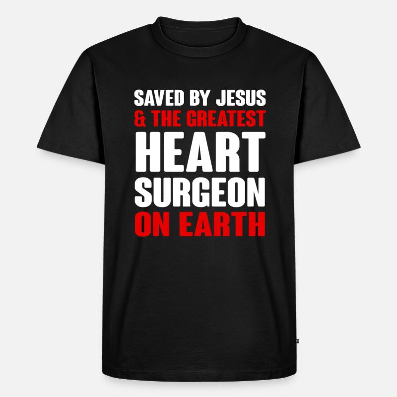 Operation Herz Geschenk - Männer Premium Bio T-Shirt - Schwarz
