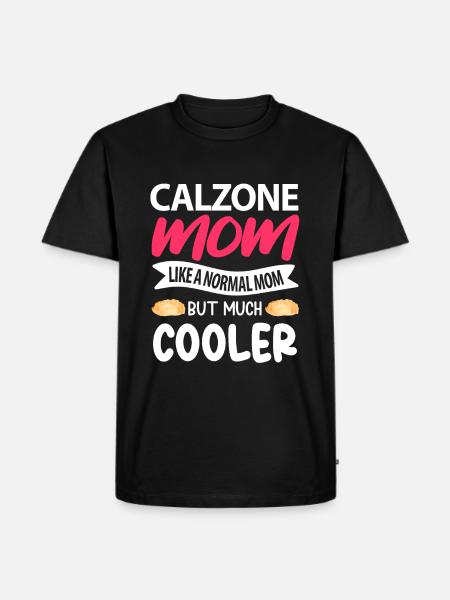 Calzone Pizza Geschenk - Männer Premium Bio T-Shirt - Schwarz