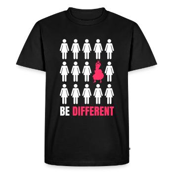 Flamenco - T-shirt Premium bio Homme - noir - Devant - Nico (187cm)