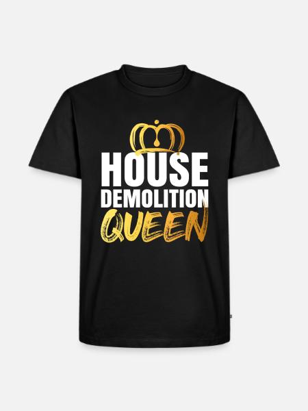 House Destruction Renovation Gift - Men's Premium Organic T-Shirt - black