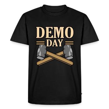 Cadeau de rénovation de destruction de maison - T-shirt Premium bio Homme - noir - Devant - Nico (187cm)