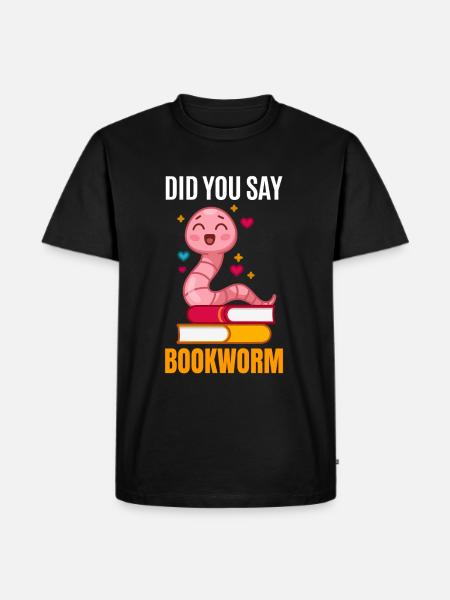 Compost Worms Gift - Men's Premium Organic T-Shirt - black