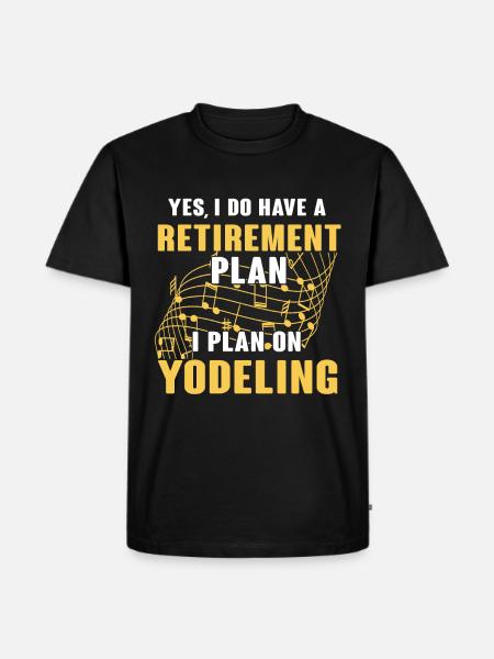 Yodel - Men's Premium Organic T-Shirt - black