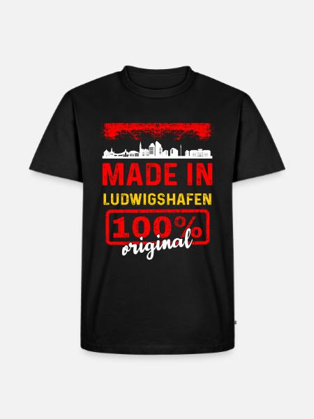 Ludwigshafen - Men's Premium Organic T-Shirt - black