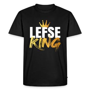 Norwegian Lefse Food - Men's Premium Organic T-Shirt - black - Front - Nico (187cm)