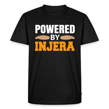 Pain traditionnel éthiopien-érythréen - T-shirt Premium bio Homme - noir - Devant - Nico (187cm)