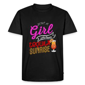 Tequila sunrise - T-shirt Premium bio Homme - noir - Devant - Nico (187cm)