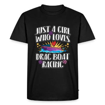 Dragon Boat Race Dragon Boat - T-shirt Premium bio Homme - noir - Devant - Nico (187cm)