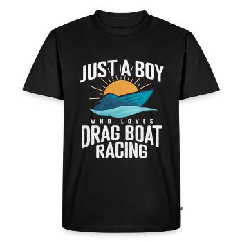 Dragon Boat Race Dragon Boat - T-shirt Premium bio Homme - noir - Devant - Nico (187cm)