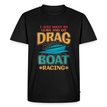 Dragon Boat Race Dragon Boat - T-shirt Premium bio Homme - noir - Devant - Nico (187cm)