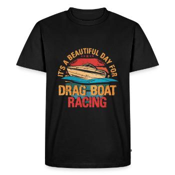 Dragon Boat Race Dragon Boat - T-shirt Premium bio Homme - noir - Devant - Nico (187cm)