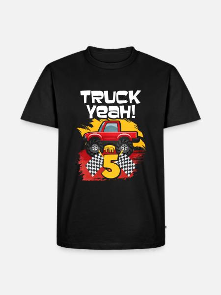 5th birthday - Men's Premium Organic T-Shirt - black