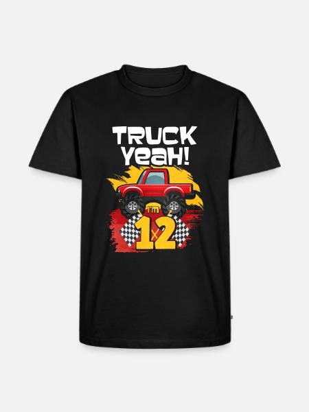 12th birthday - Men's Premium Organic T-Shirt - black